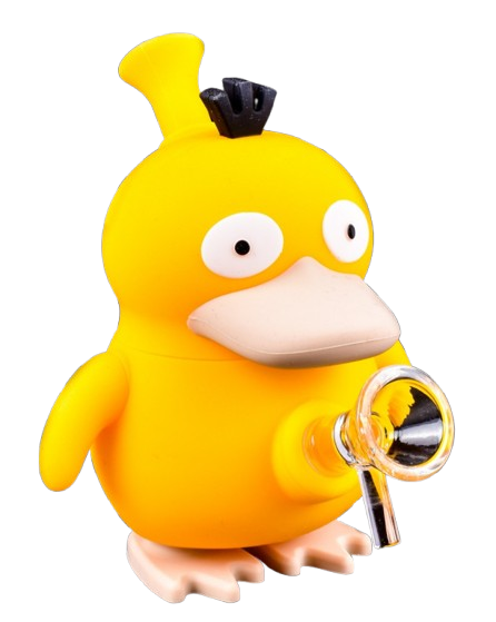 The Psyduck Removable Silicone Duck Bong - Turn on Images!