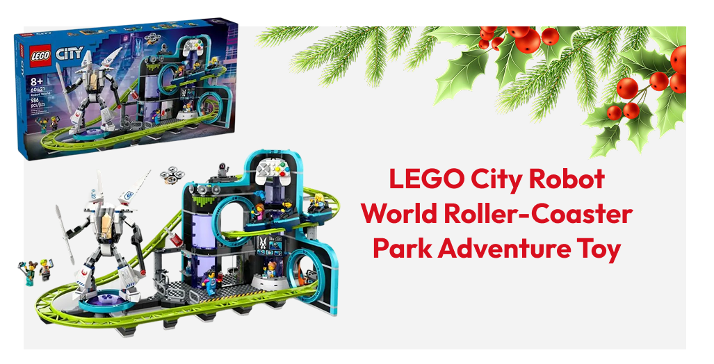 LEGO City Robot World Roller-Coaster Park Adventure Toy