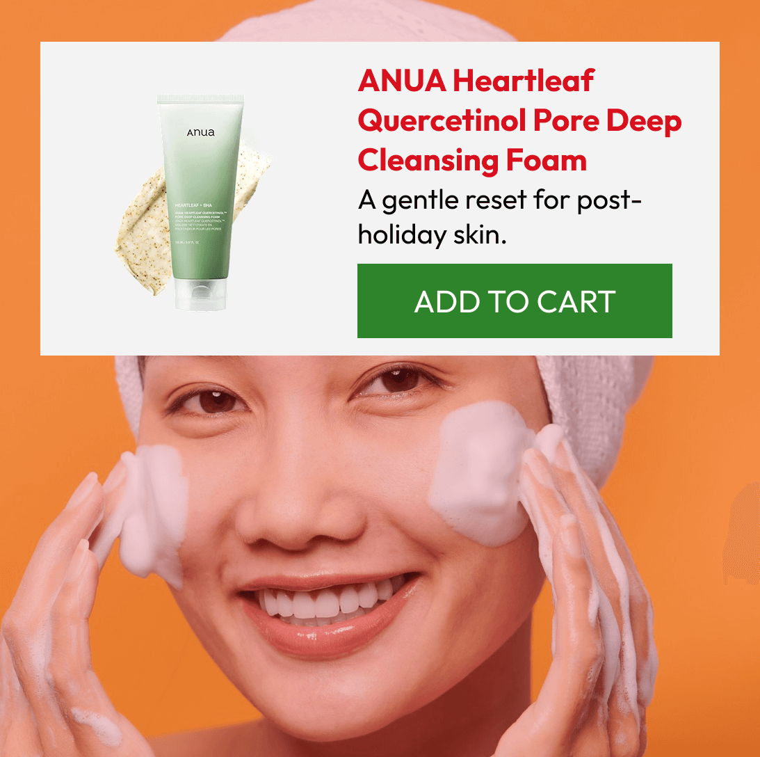 ANUA Heartleaf Quercetinol Pore Deep Cleansing Foam