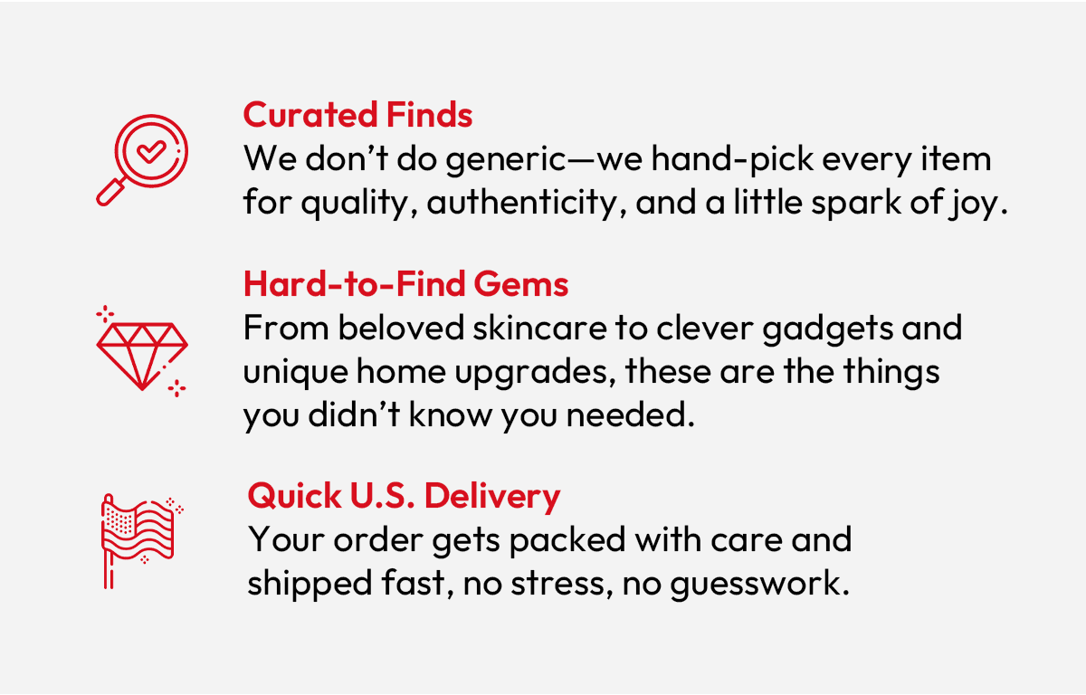 Curated Finds | Hard-to-Find Gems | Quick U.S. Delivery