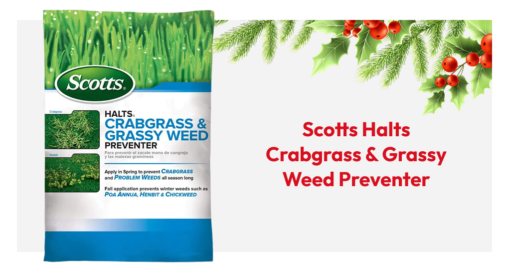 Scotts Halts Crabgrass & Grassy Weed Preventer