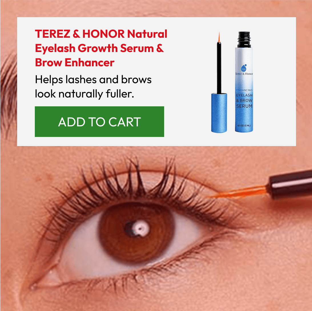 TEREZ & HONOR Natural Eyelash Growth Serum & Brow Enhancer
