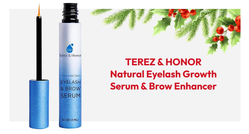 TEREZ & HONOR Natural Eyelash Growth Serum & Brow Enhancer