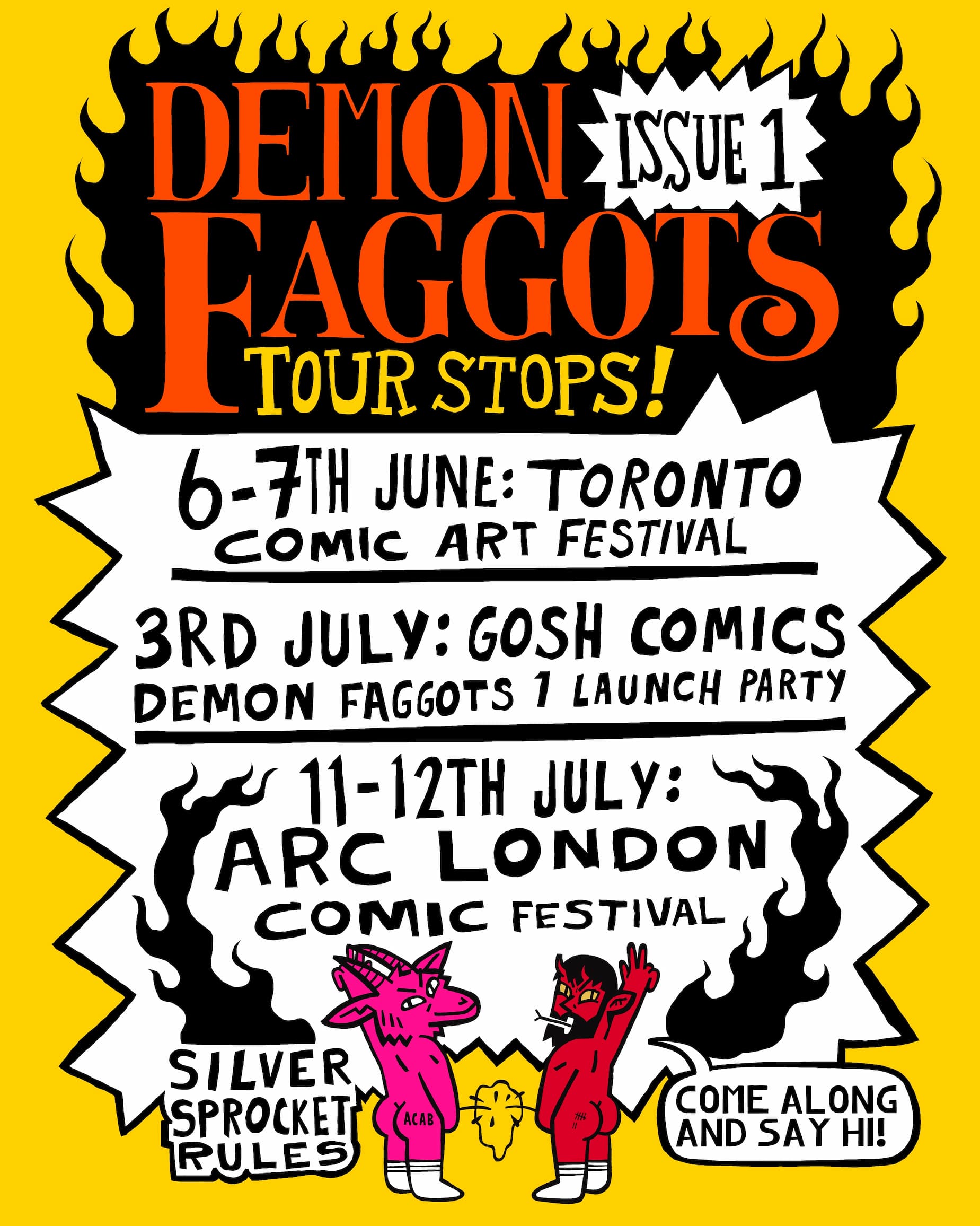 Demon Faggots Launch Tour Image 2