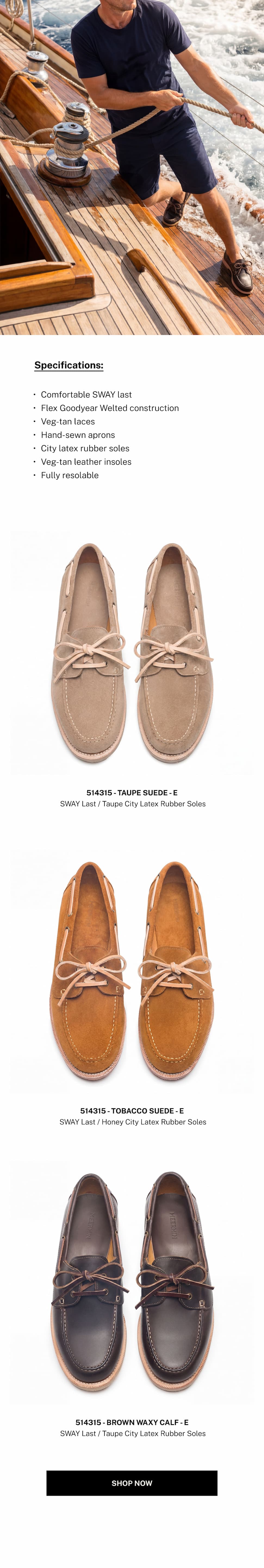 The Welted Deck Shoe