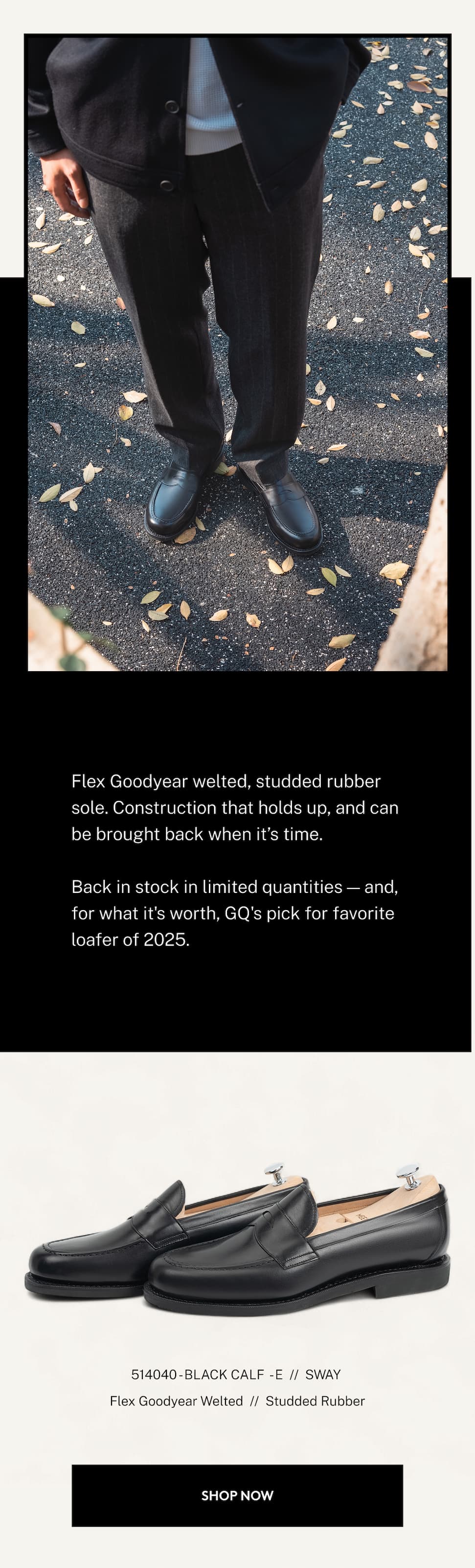 Black Casual Penny Loafer