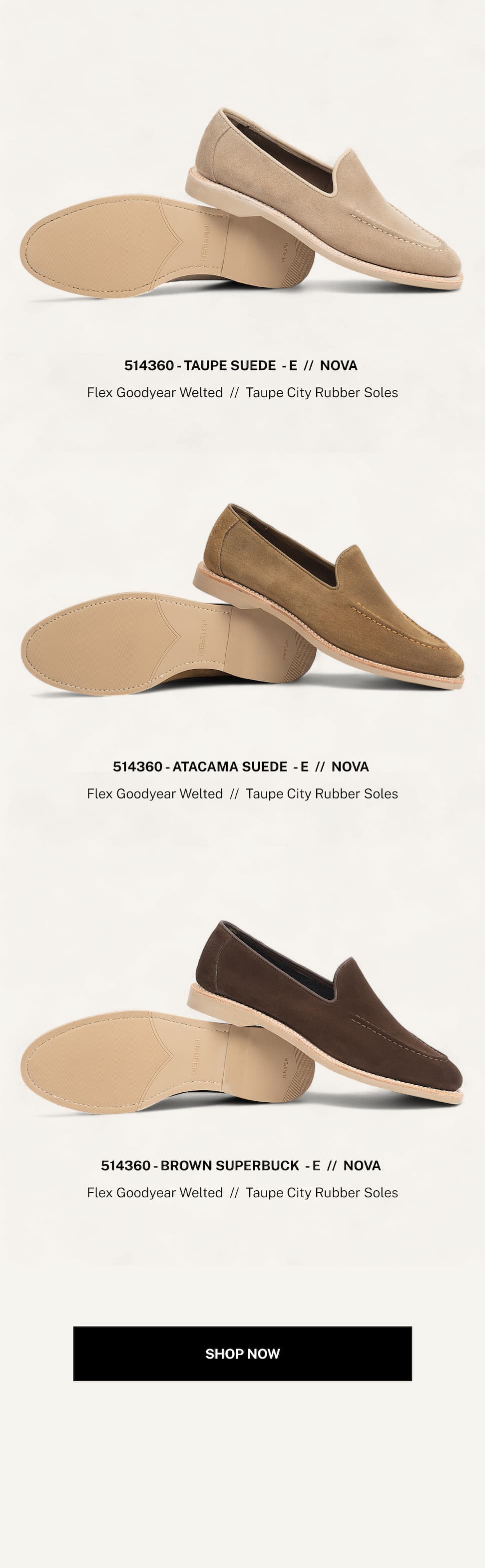 Unlined Loafers
