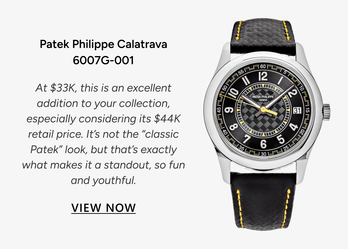 Patek Philippe Calatrava 6007G-001