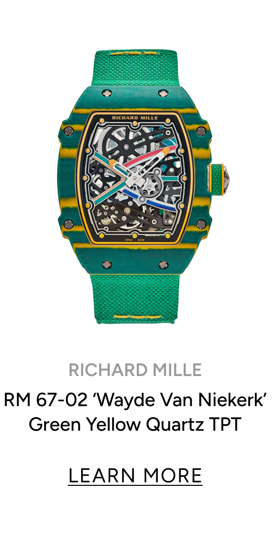 Richard Mille RM 67-02 'Wayde Van Niekerk' Green Yellow Quartz TPT