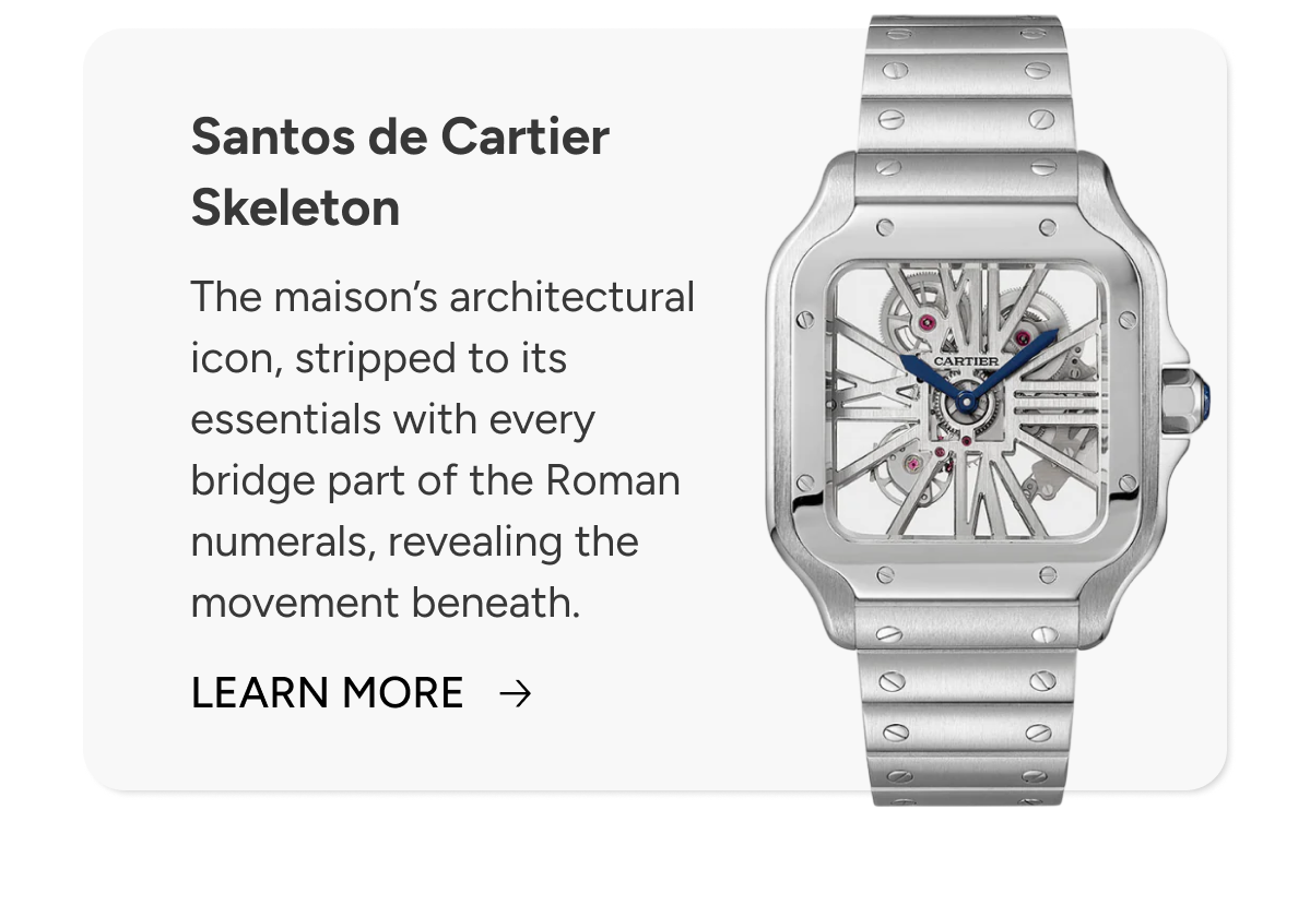 Santos de Cartier Skeleton