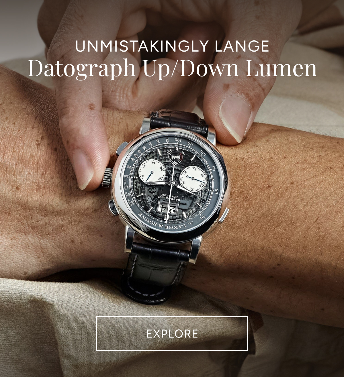 Unmistakingly Lange | Datograph Up/Down Lumen
