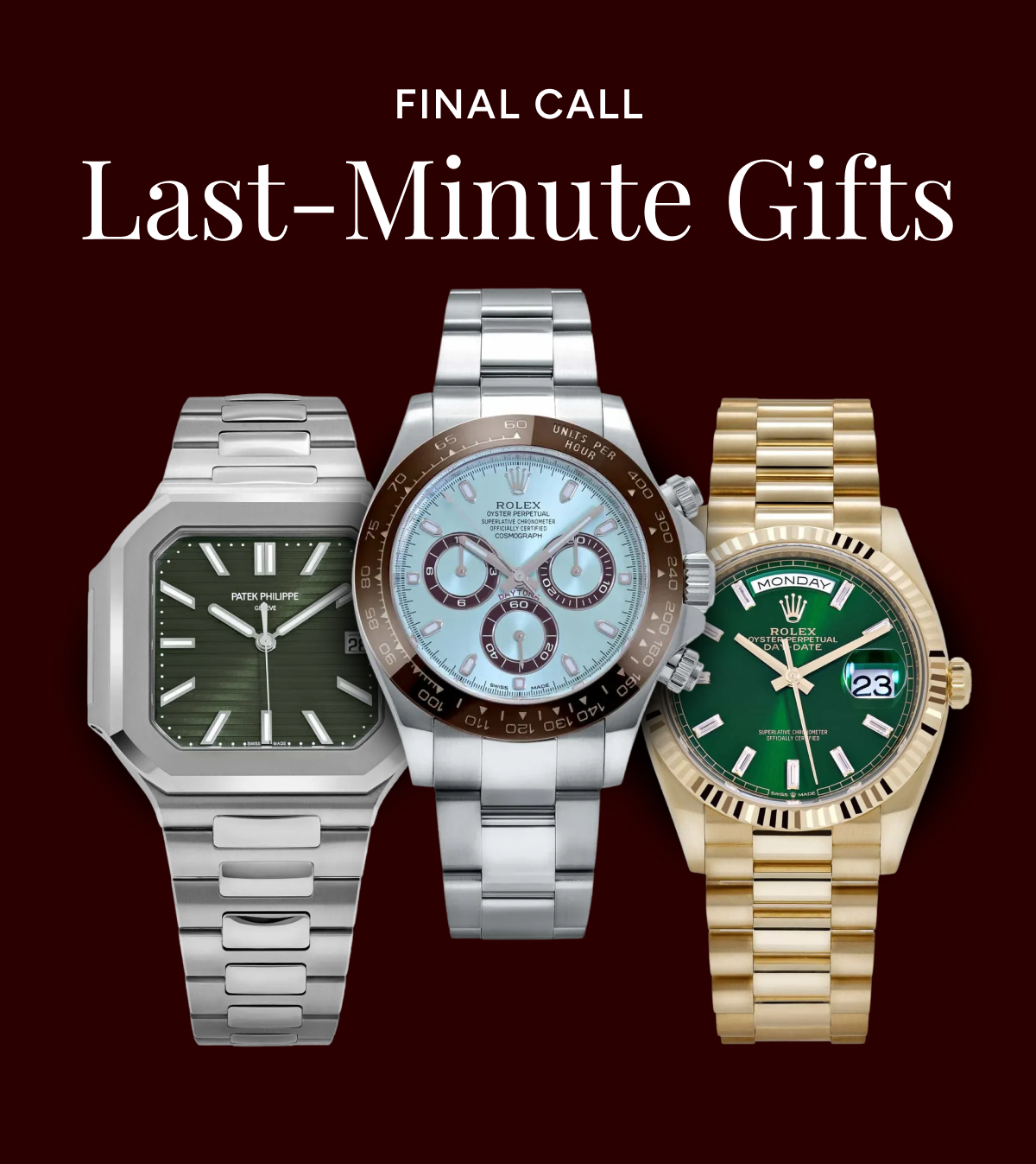 Final Call | Last-Minute Gifts