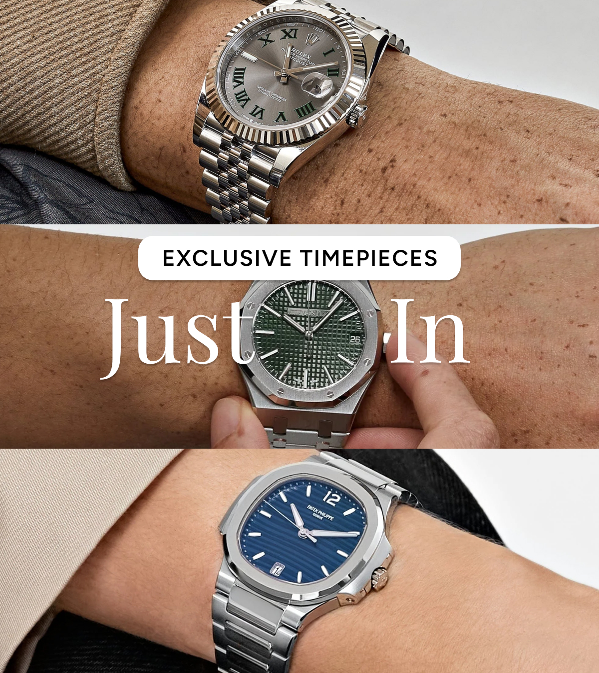 Exclusive Timepieces, Just In