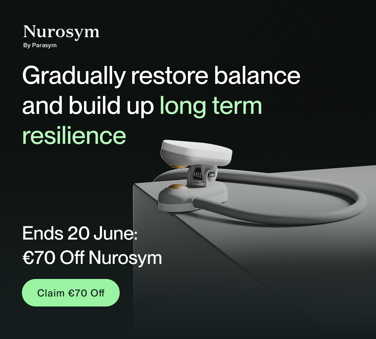 Gradually restore balance and build up long term resilience | Ends 20 June: €70 Off | Claim €70 Off