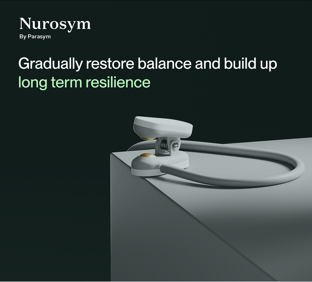 Gradually restore balance and build up long term resilience