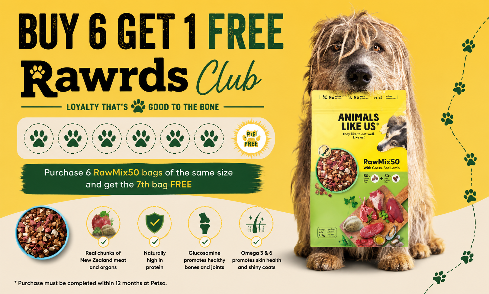 Rawrds Club - Buy 6 bags of RawMix50 and get the 7th bag FREE