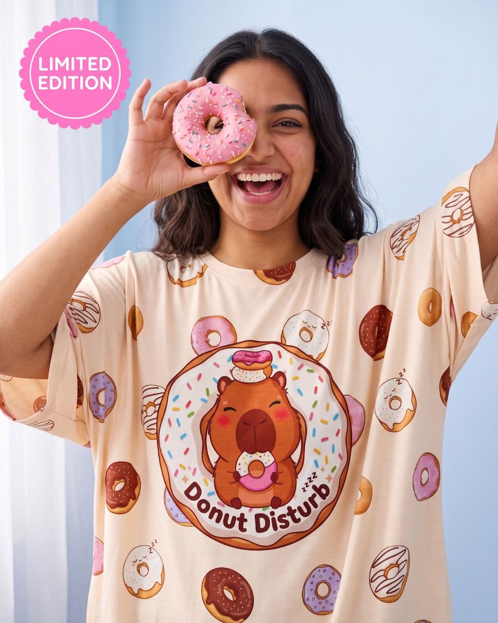 MySleepTee oversized bamboo sleep tee with its limited edition batch label