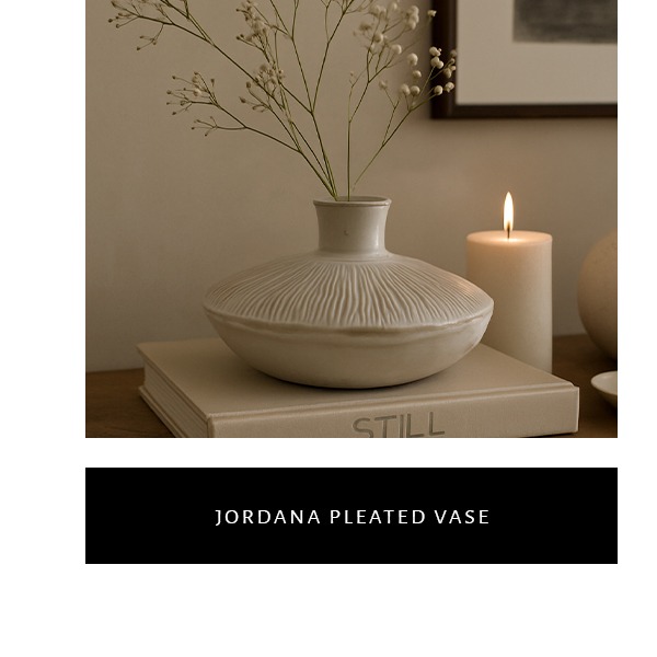 Jordana Pleated Vase