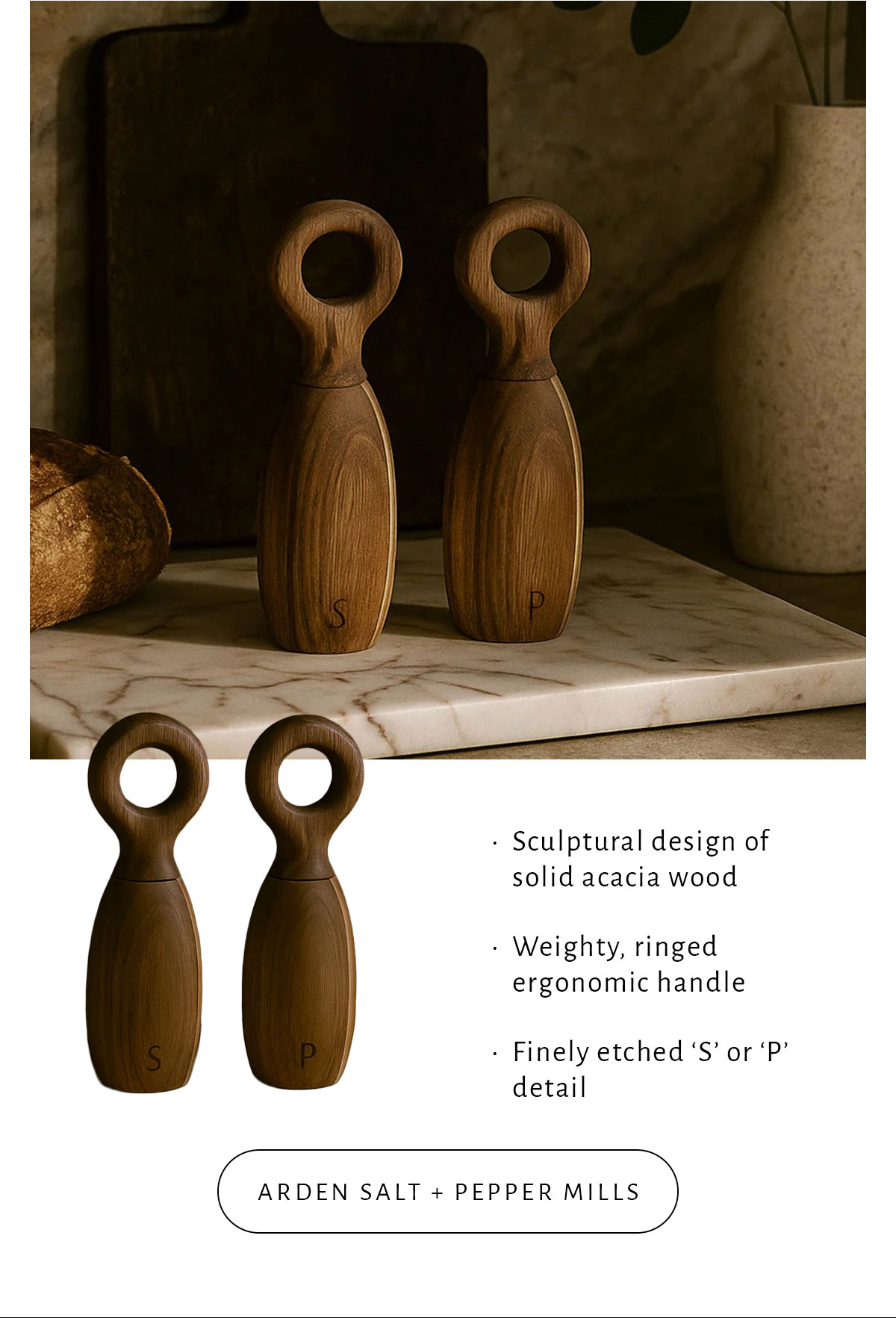 Shop Arden Salt + Pepper Mills