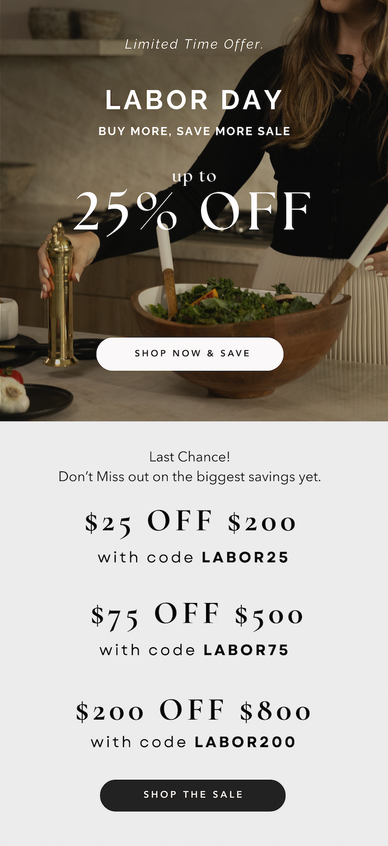 Ends tonight: sale early access