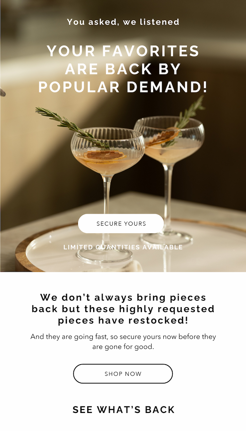 Ashcott Coupe Glasses