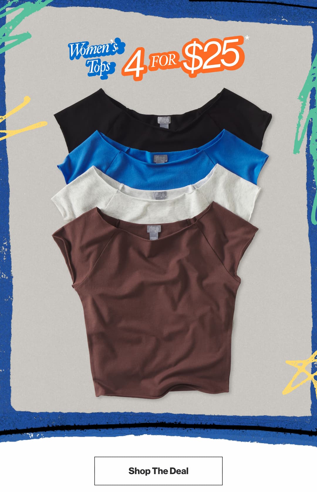 Women's Tops 4 for $25
