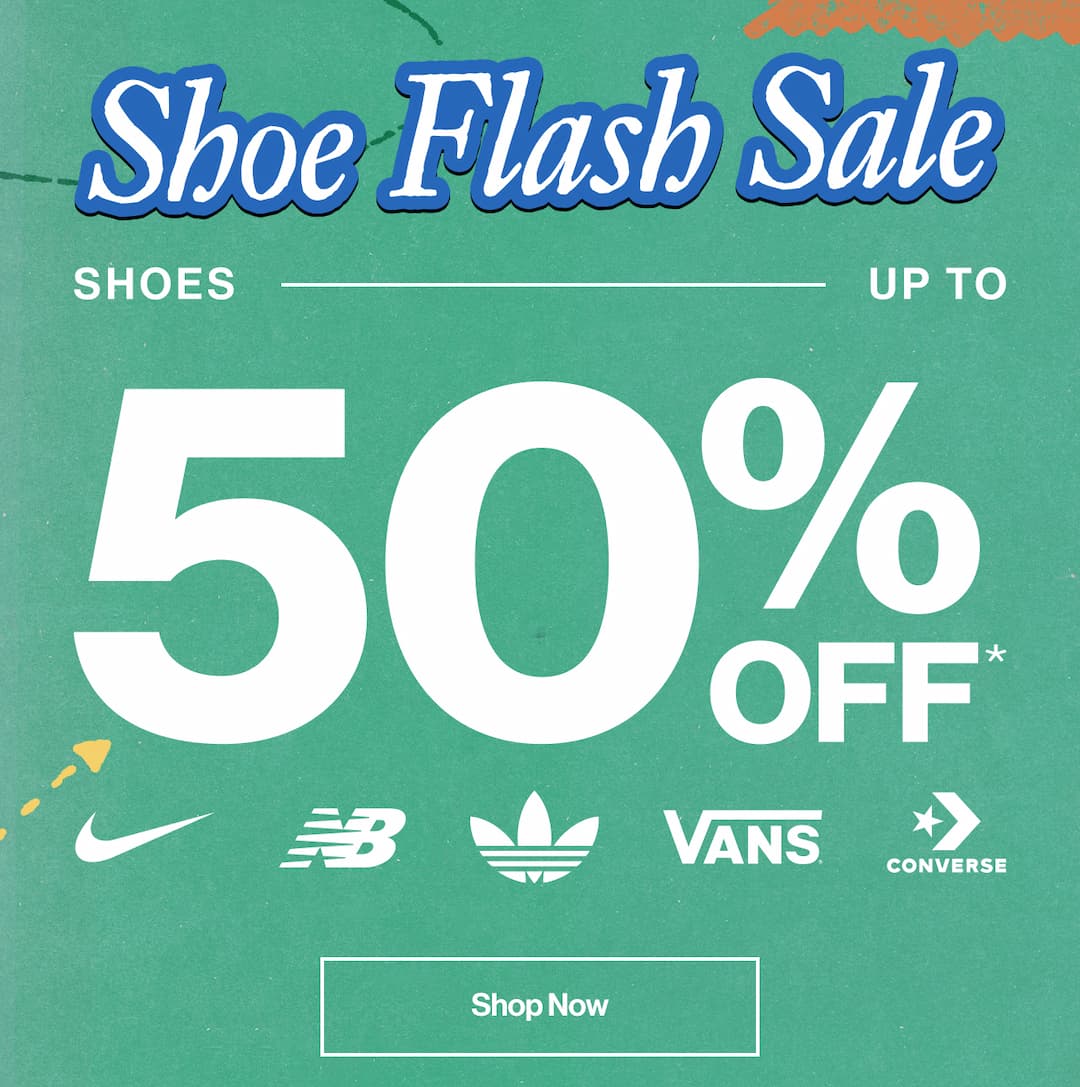 Shoe Flash Sale up to 50% Off