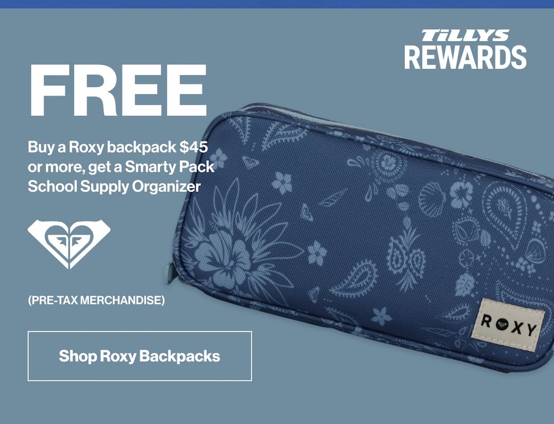 FREE Roxy Gift with Purchase