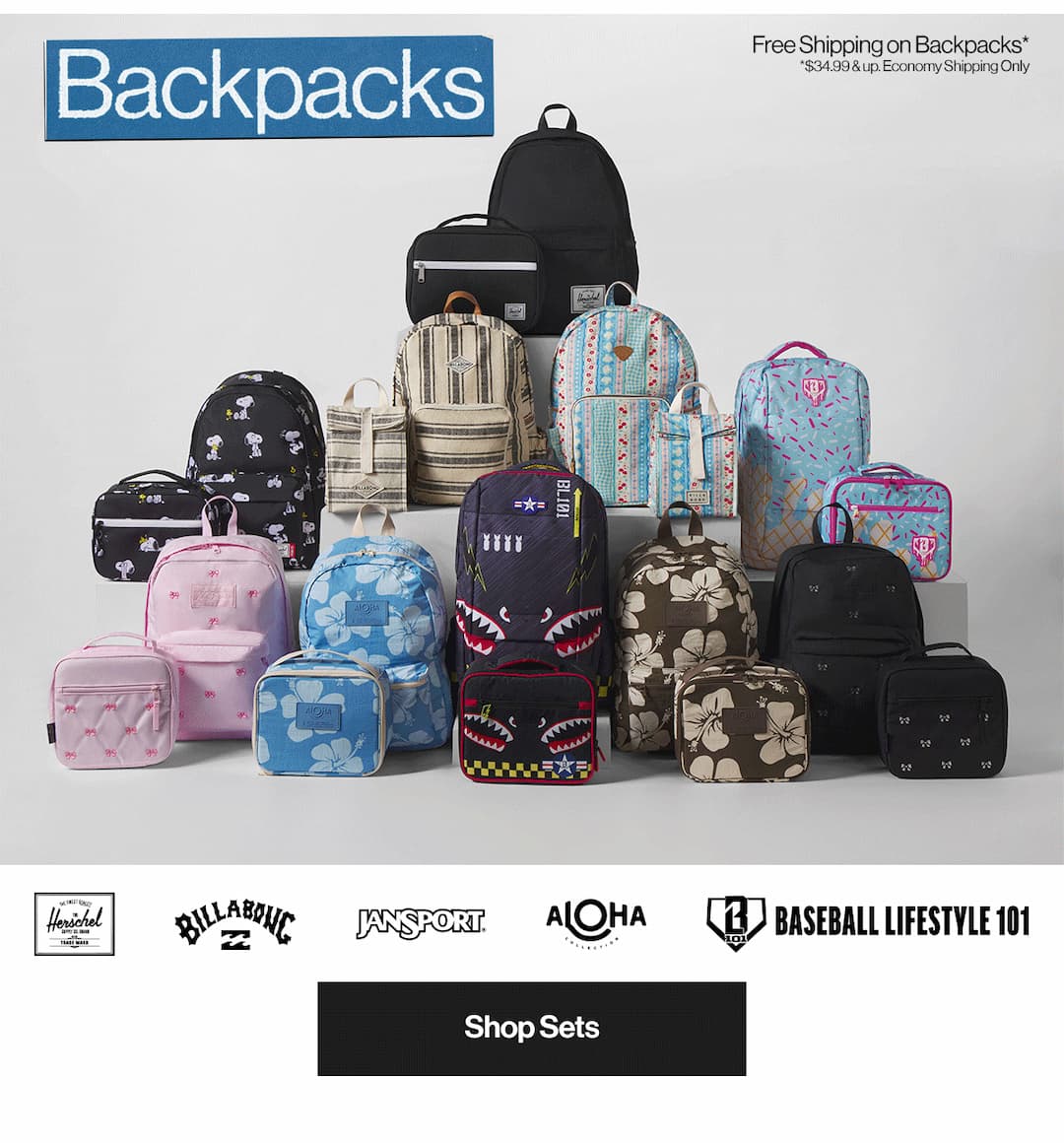 Shop Backpacks Free Shipping on all Backpacks $34.99 and Up