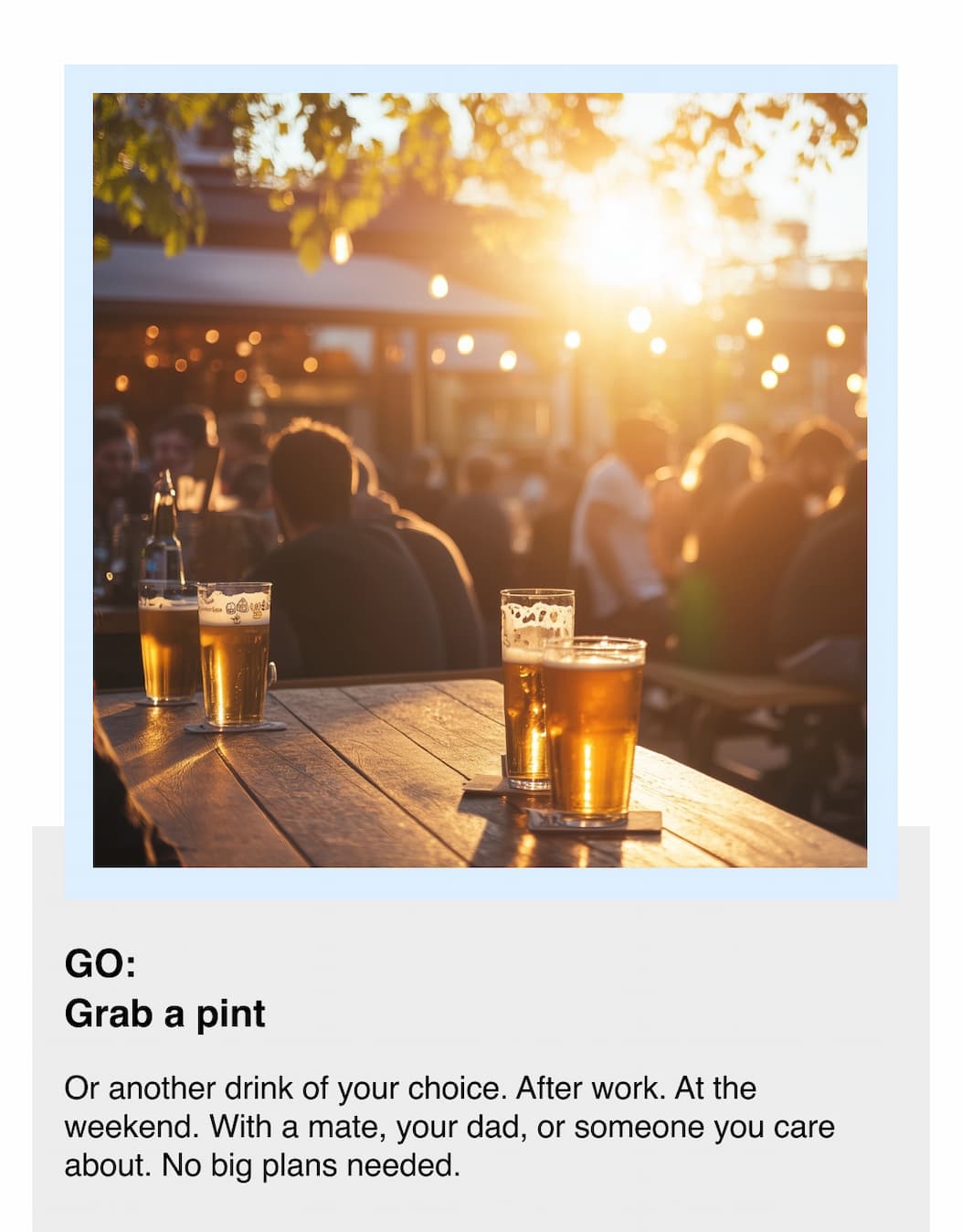 Go: Grab a pint