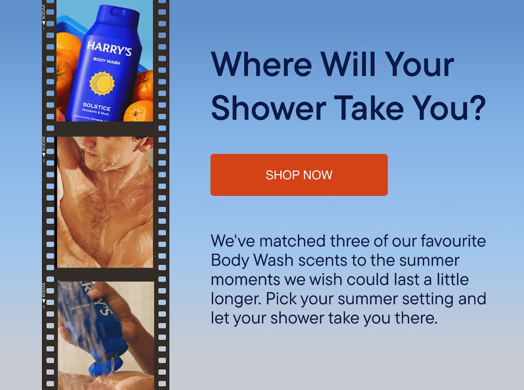 Where will your shower take you?