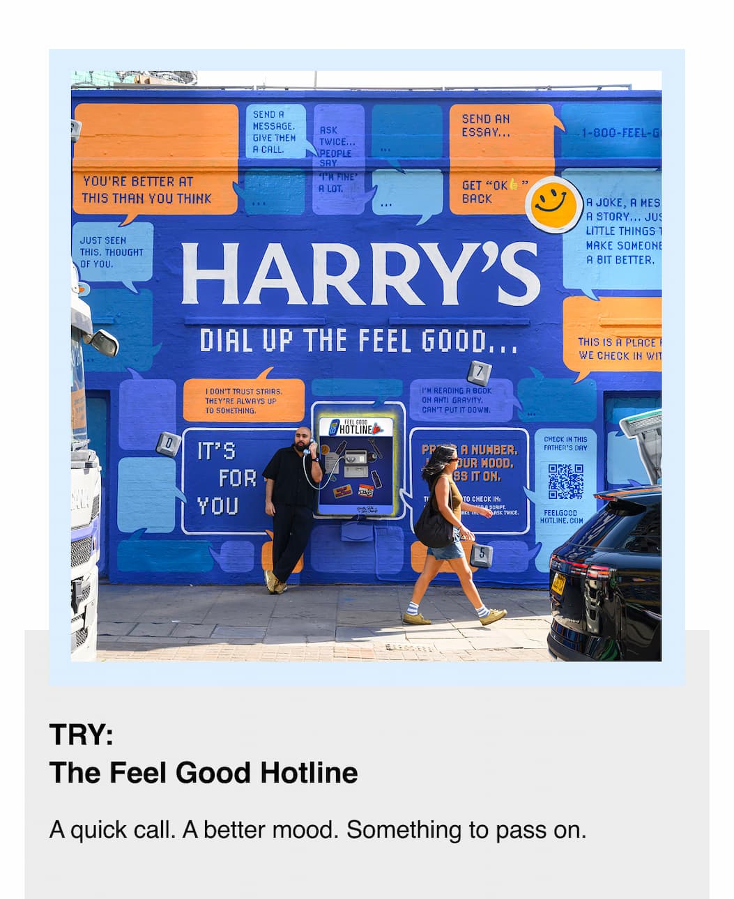 Try: The Feel Good Hotline