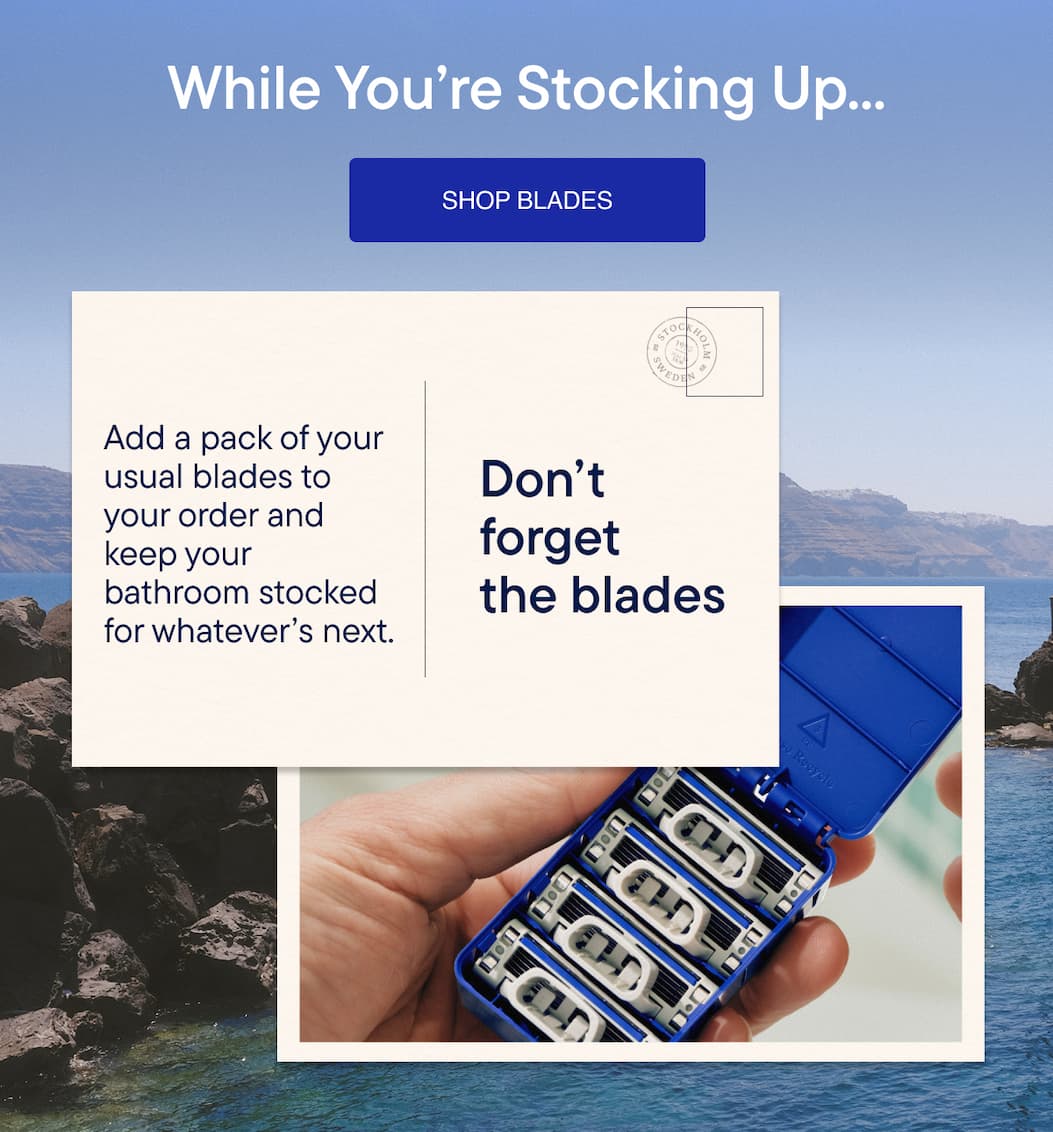 While you're stocking up..