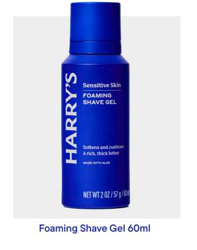 Foaming Shave Gel Travel Size