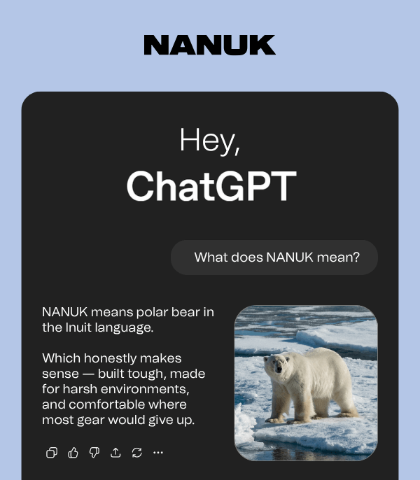 Hey ChatGPT, is NANUK really...