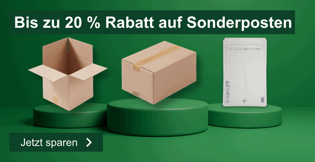 20 Rabatt auf Sonderposten