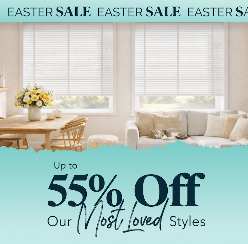 Easter sale - up to 55% off most loved styles