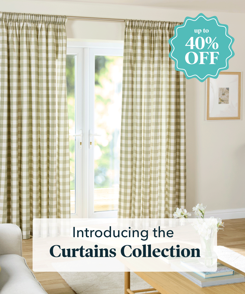 Up to 40% off Our Curtains Collection