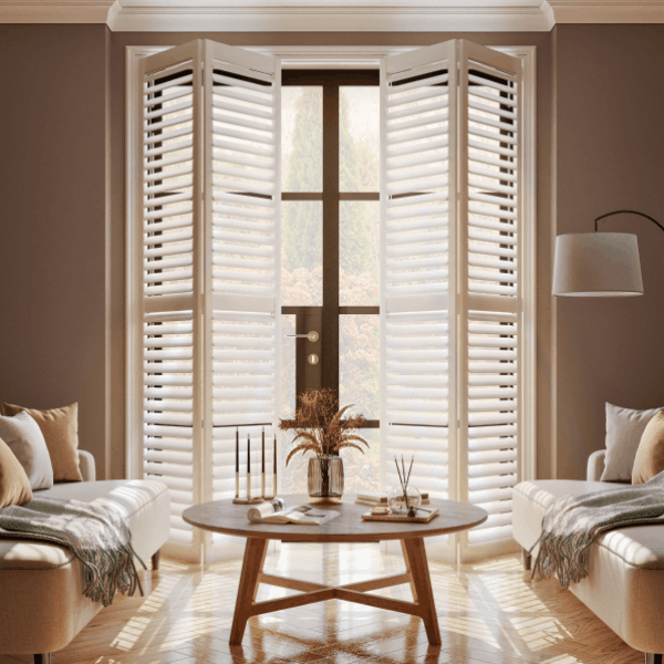 Real wood shutters