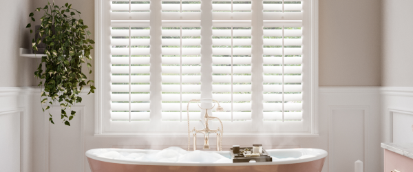 Shutters in bathroom