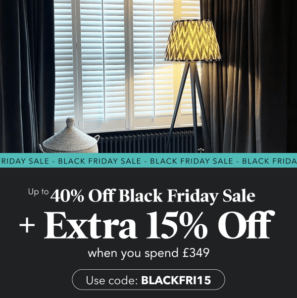 Up to 40% off + Extra 15% off when you spend £349