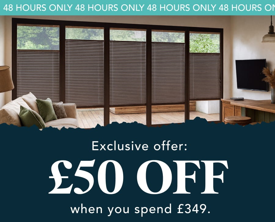 Extra £50 off when you spend £349.