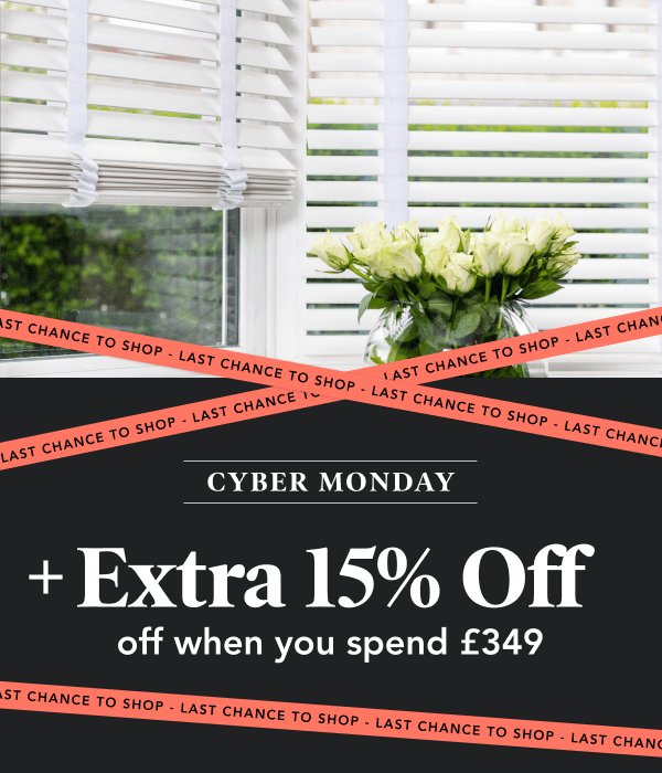 Cyber week: Extra 15% off when you spend £349