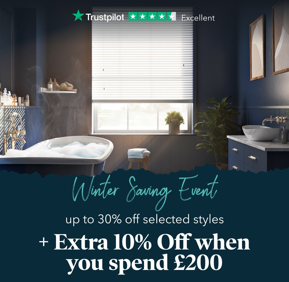 Extra 10% off when you spend £200
