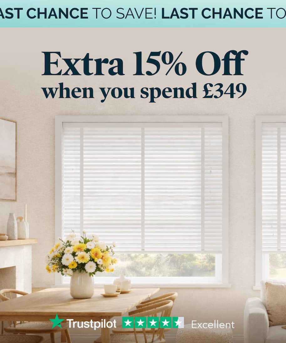 Extra 15% off when you spend £349