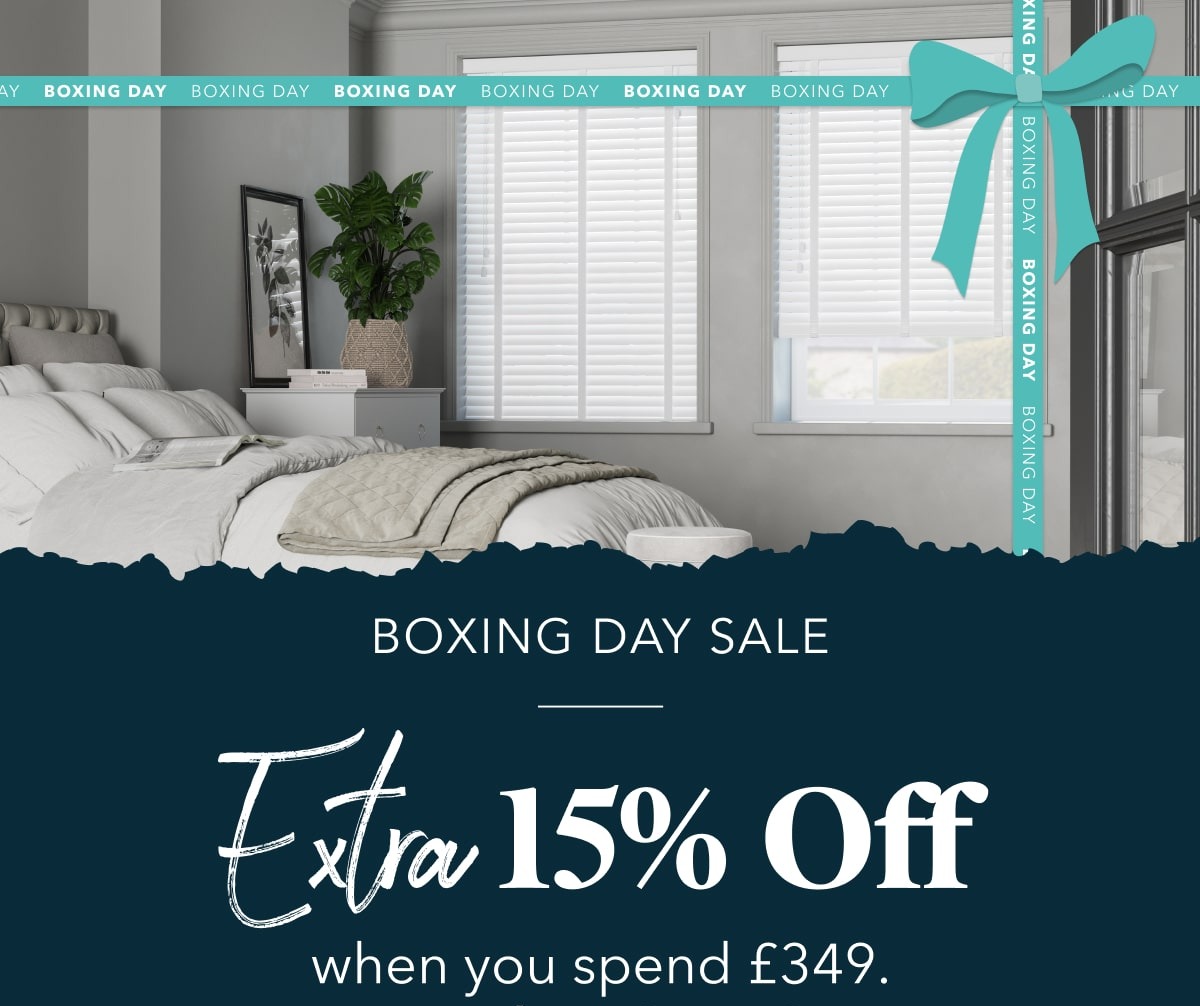 Extra 15% off when you spend £349