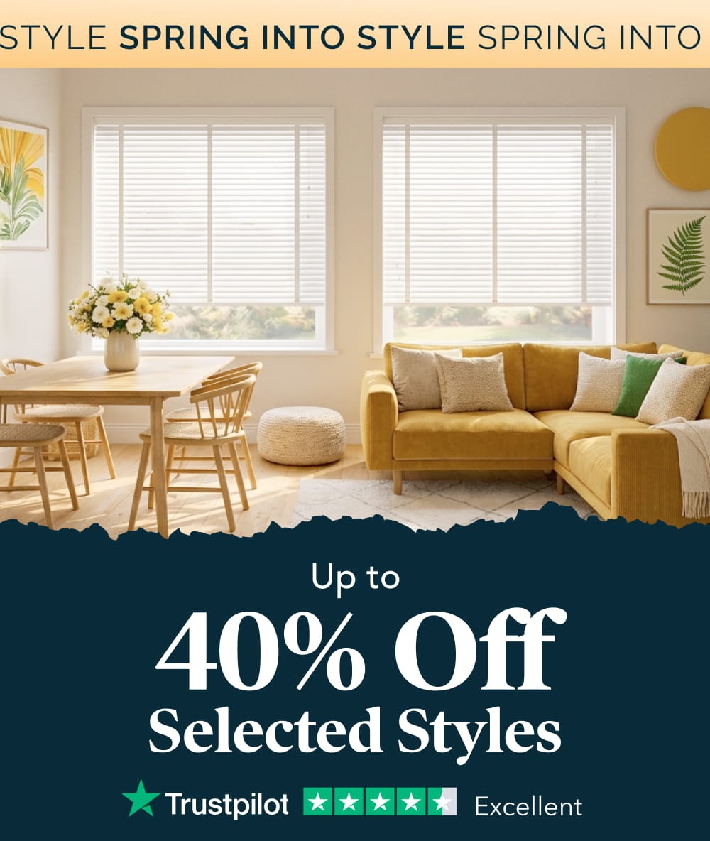 Up to 40% off selected styles