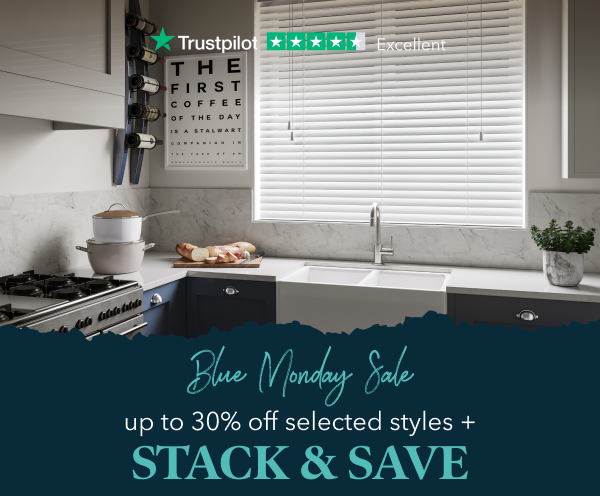 Blue Monday Sale - up to 30% off selected styles + stack & save