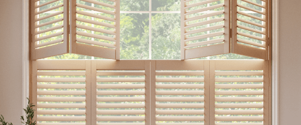 Real wood shutters