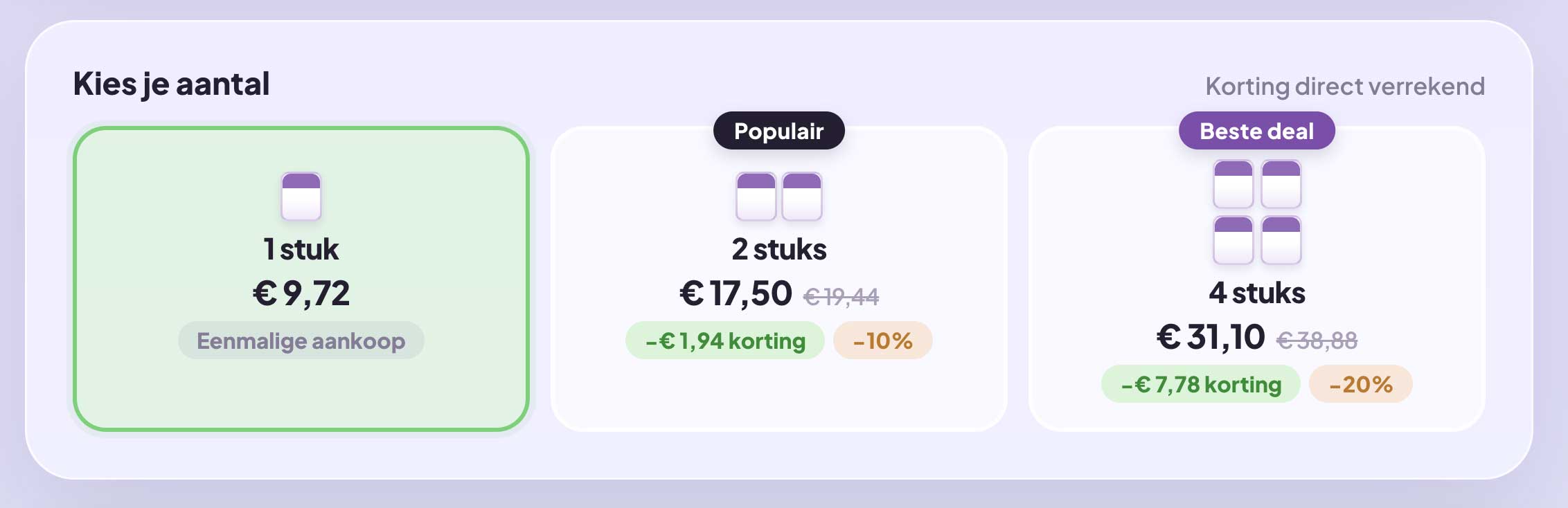 Cosmeau volumekortingen